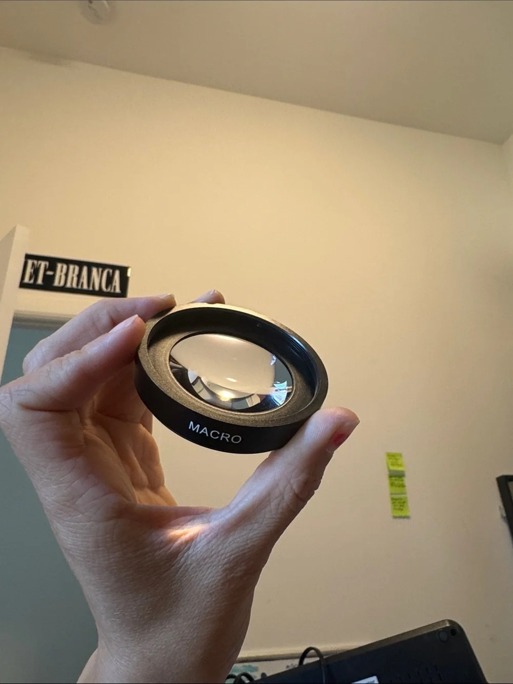 Nikon Black Telephoto Zoom Lens with Black Macro Adapter